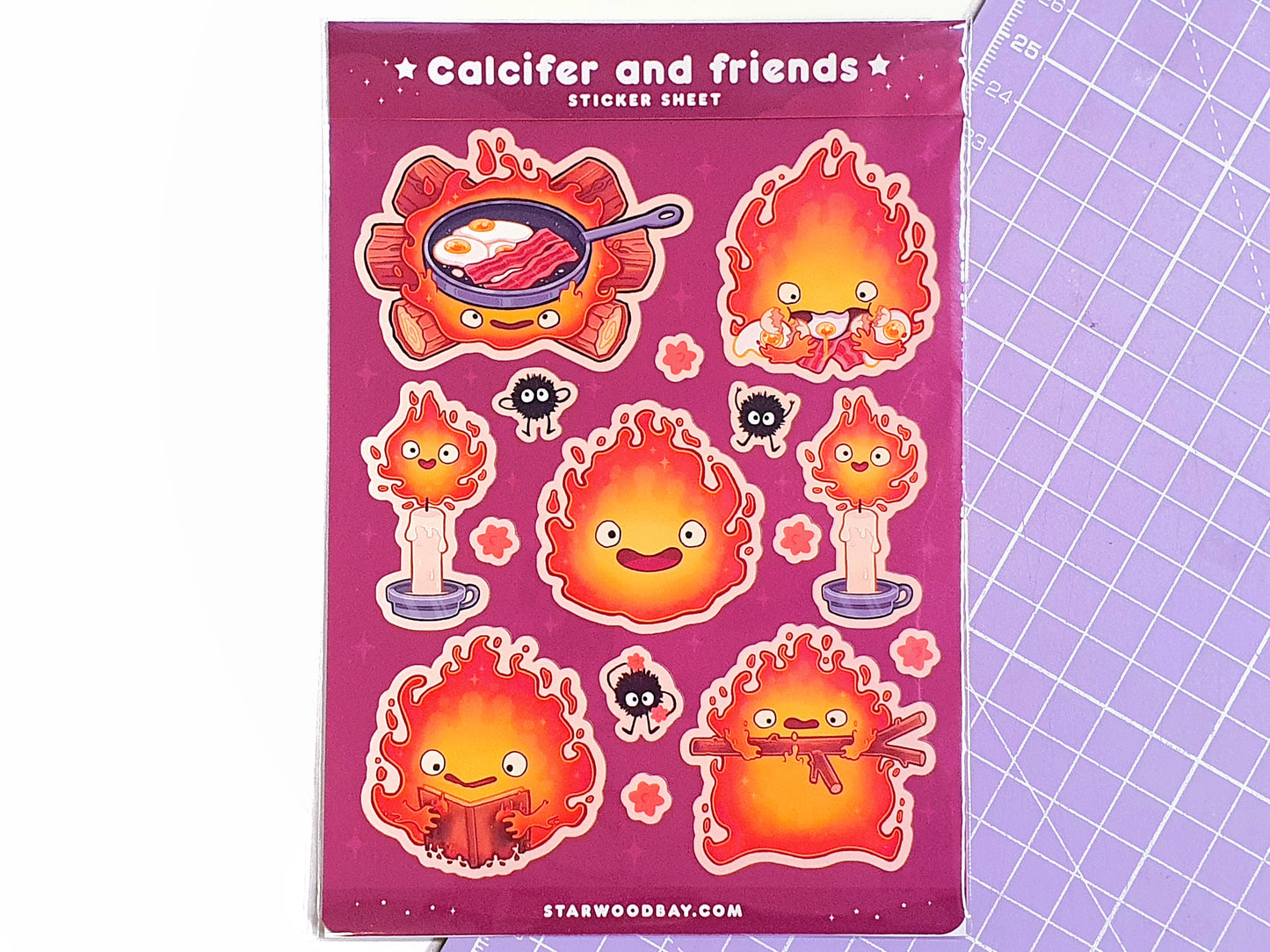 Fire Spirit & Dusty Sprites Sticker Sheet