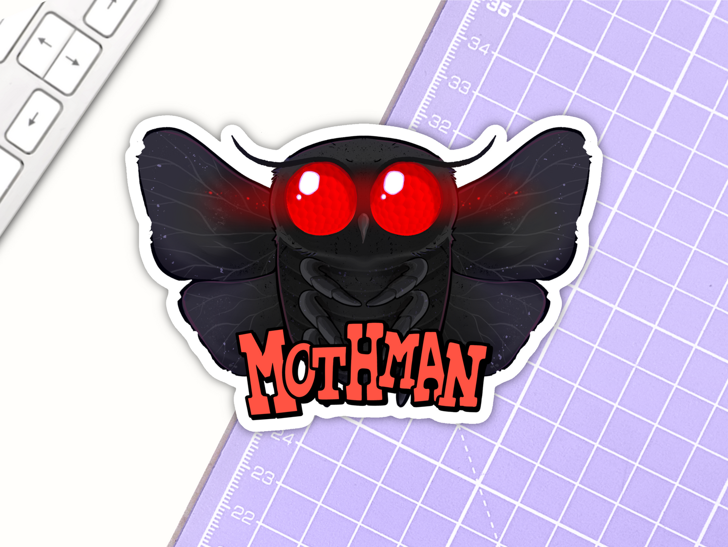 Mothman Waterproof Vinyl Sticker