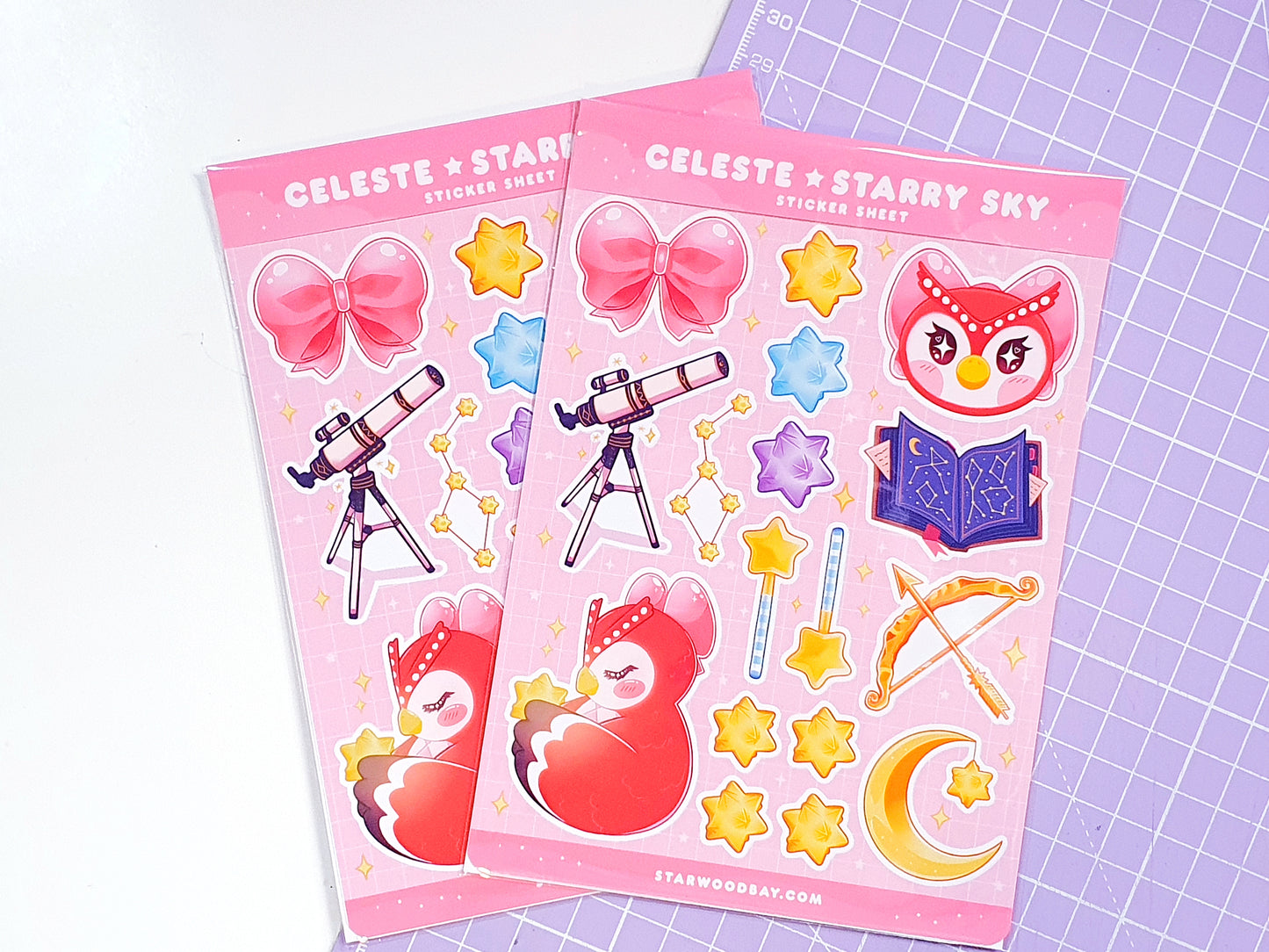 Celeste Starry Sky Sticker Sheet