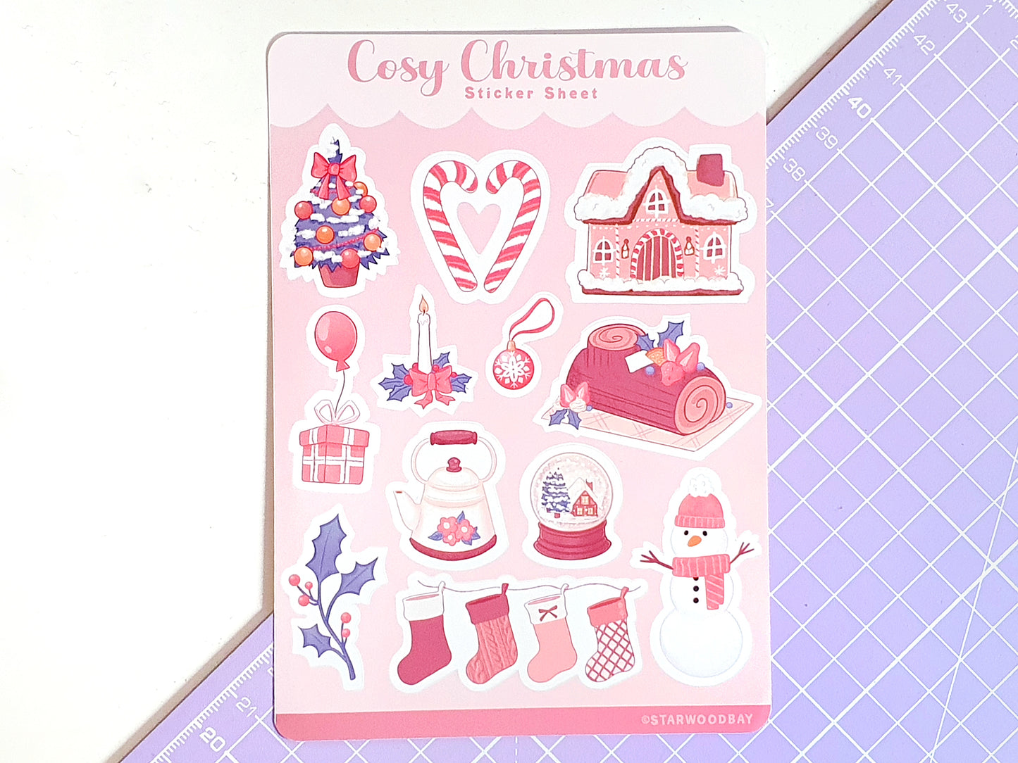 Cosy Christmas Sticker Sheet