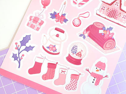 Cosy Christmas Sticker Sheet