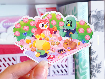 Summer Picnic Vinyl Holographic Sticker