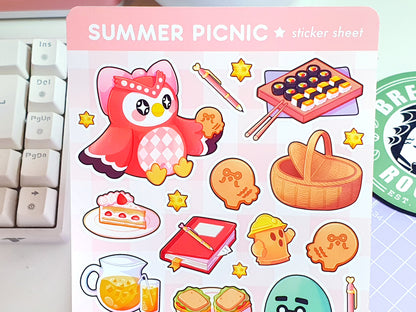 Summer Picnic Sticker Sheet