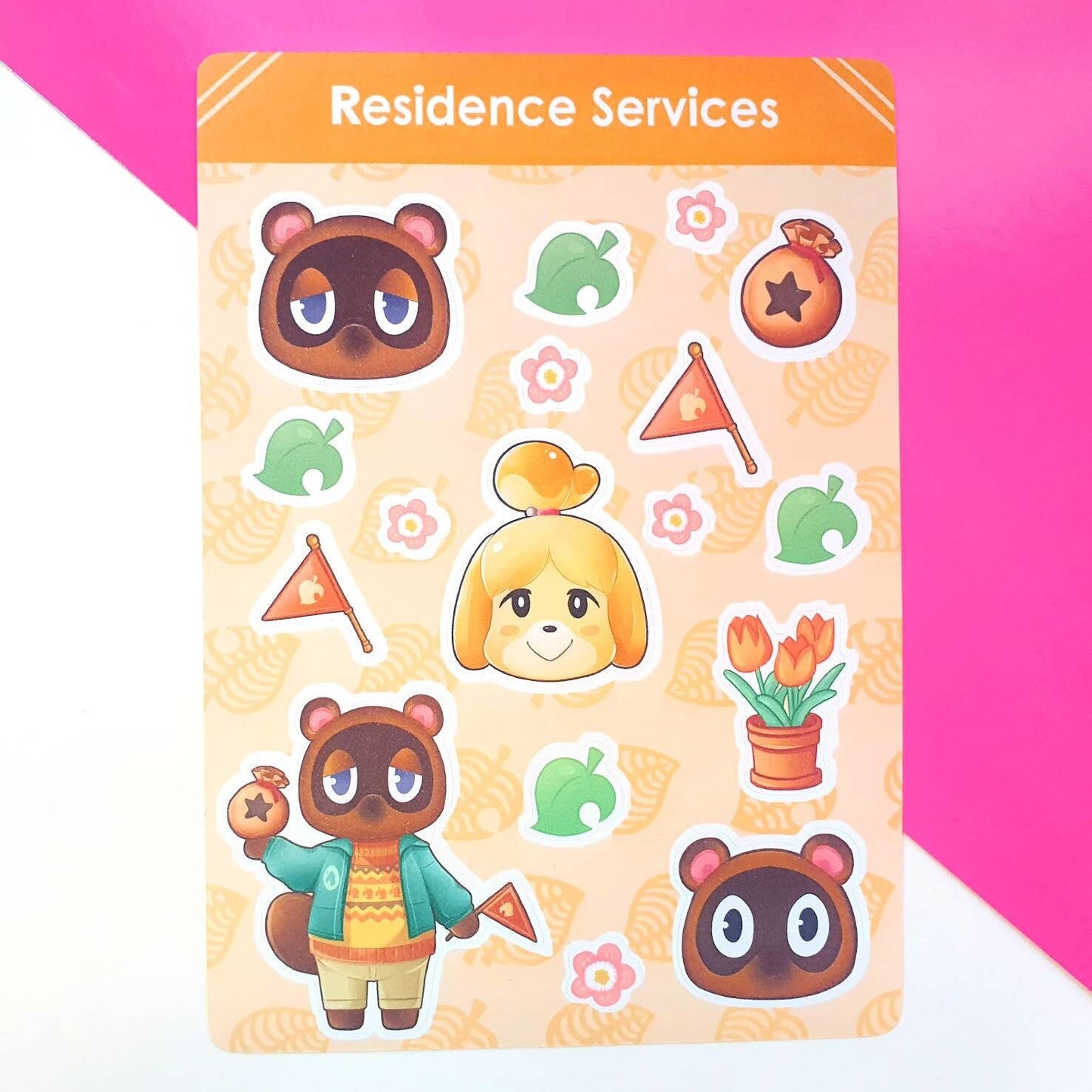 Animal Crossing Residence Services Sticker Sheet