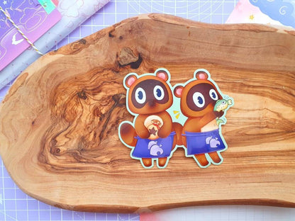 Animal Crossing Timmy & Tommy Nook Vinyl Sticker