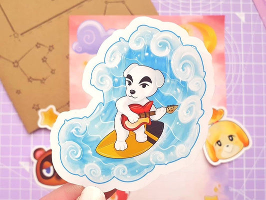 KK Slider Surfin Vinyl Sticker