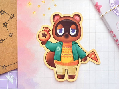 Tom Nook Vinyl Sticker