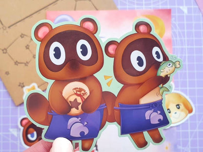 Animal Crossing Timmy & Tommy Nook Vinyl Sticker