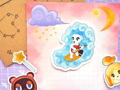 KK Slider Surfin Vinyl Sticker