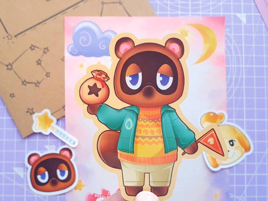 Tom Nook Vinyl Sticker