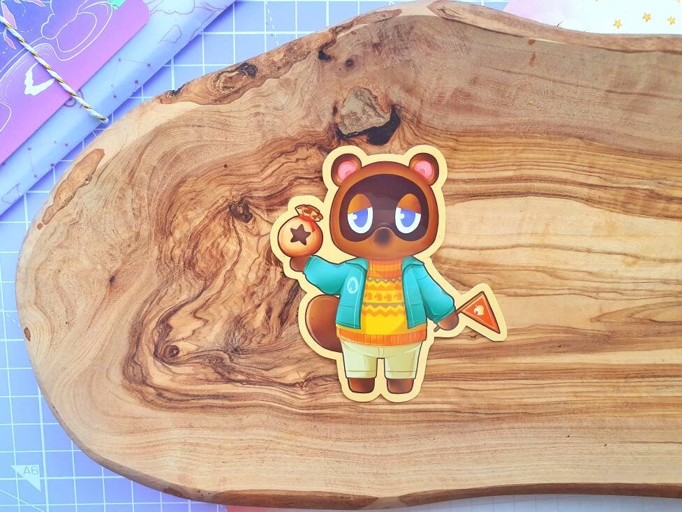 Tom Nook Vinyl Sticker