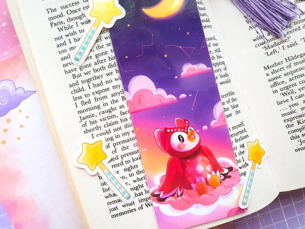 Celeste Starry Sky Animal Crossing Bookmark