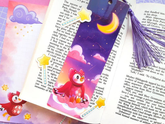 Celeste Starry Sky Animal Crossing Bookmark