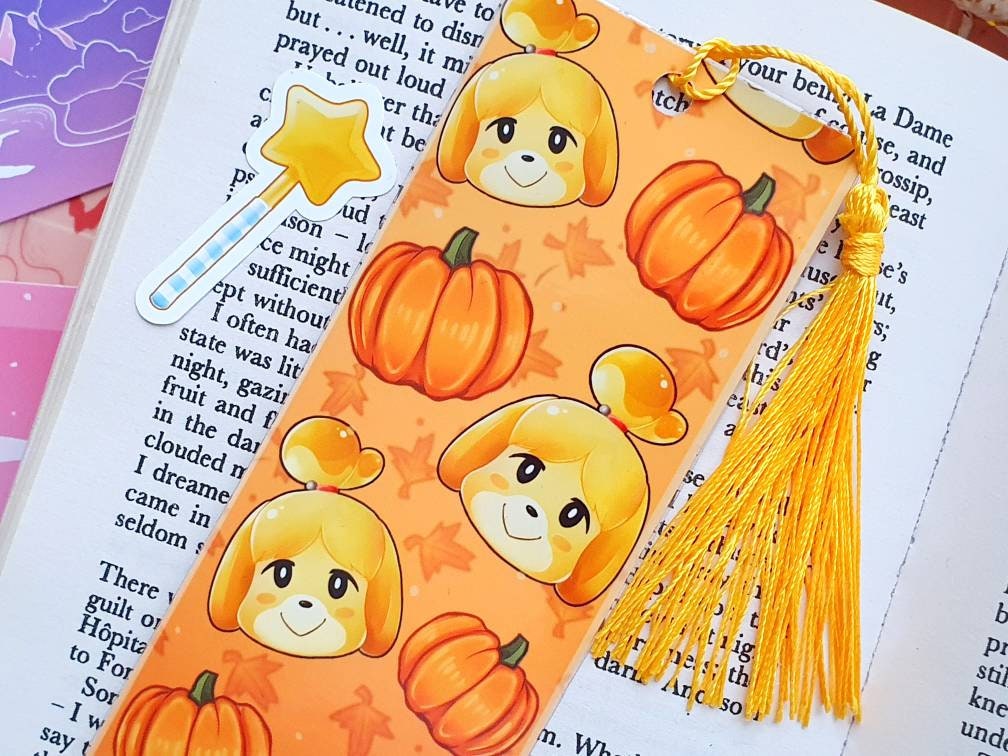 Isabelle Autumn Pumpkin Bookmark