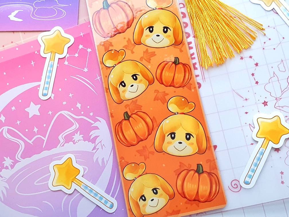 Isabelle Autumn Pumpkin Bookmark