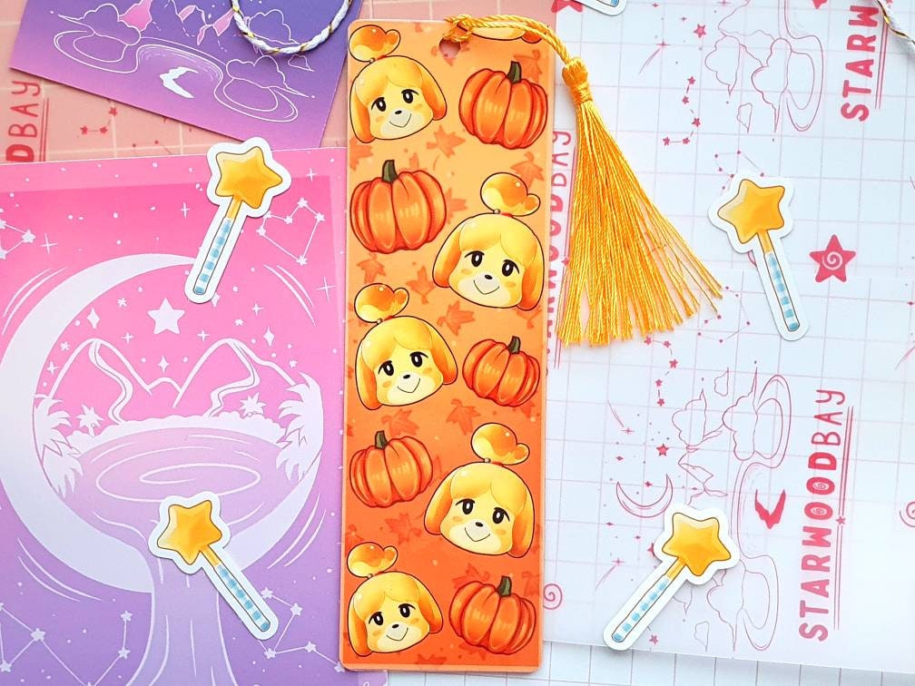 Isabelle Autumn Pumpkin Bookmark