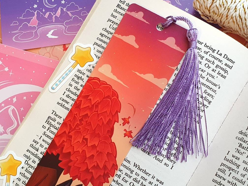 Kiki Cosy Reading Autumn Bookmark