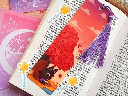 Kiki Cosy Reading Autumn Bookmark