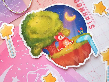 Celeste Floating Island Vinyl Sticker