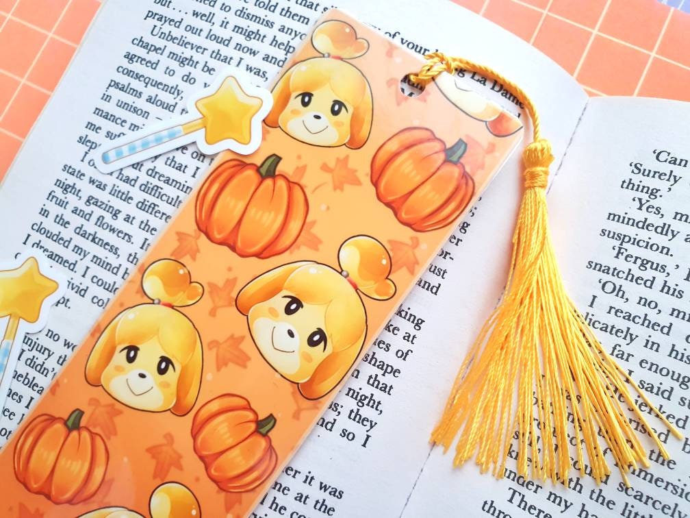 Isabelle Autumn Pumpkin Bookmark