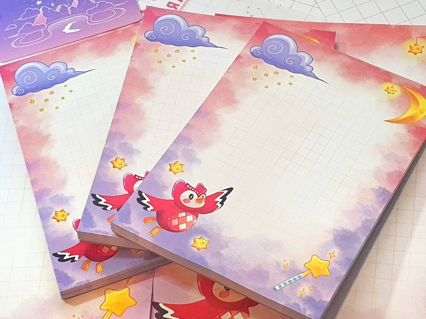 Celeste Starry Sky Animal Crossing Notepad