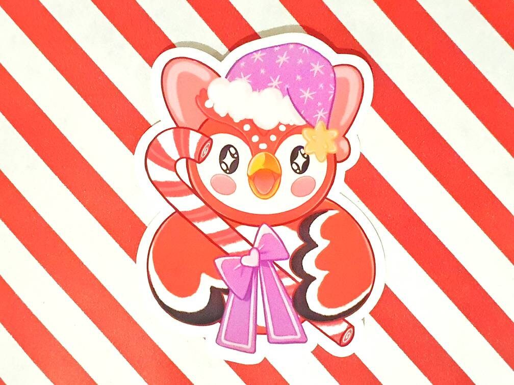 Festive Celeste Christmas Vinyl Sticker