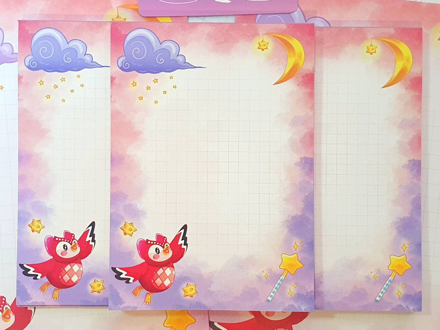 Celeste Starry Sky Animal Crossing Notepad