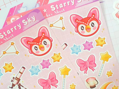 Celeste Starry Sky Sticker Sheet