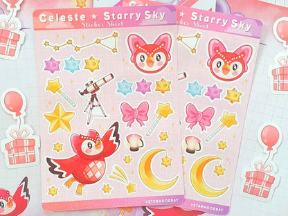 Celeste Starry Sky Sticker Sheet