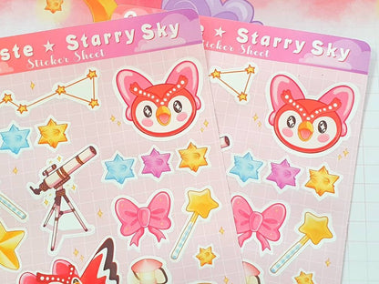 Celeste Starry Sky Sticker Sheet