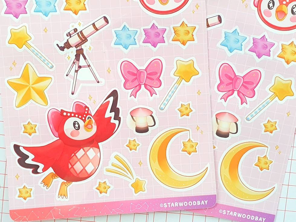 Celeste Starry Sky Sticker Sheet