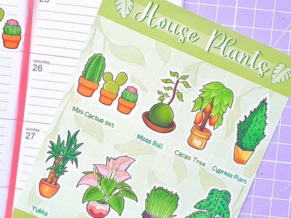 House Plants Sticker Sheet