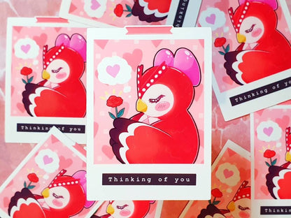 Celeste Polaroid Photo Vinyl Sticker