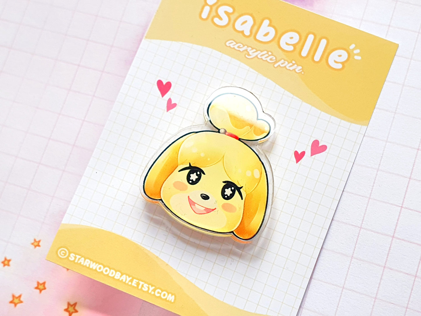 Isabelle Acrylic Pin