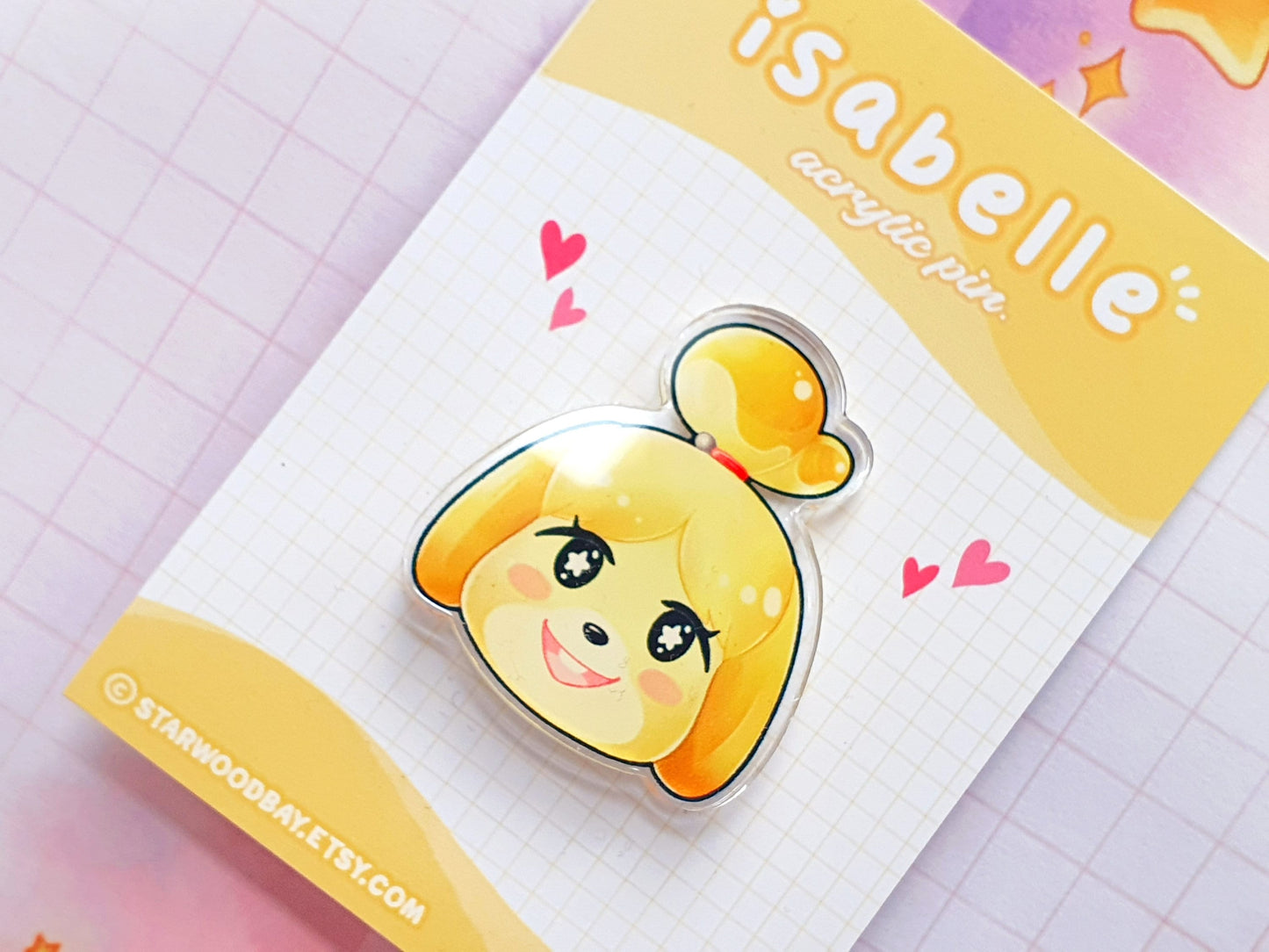 Isabelle Acrylic Pin