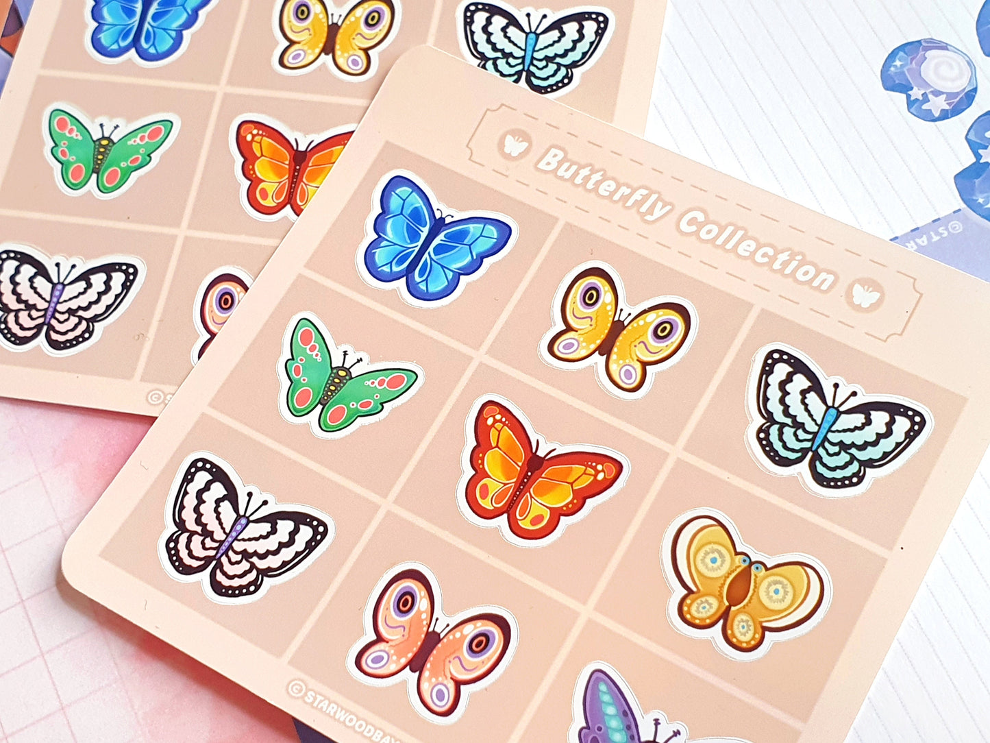 Butterfly Collection Sticker Sheet