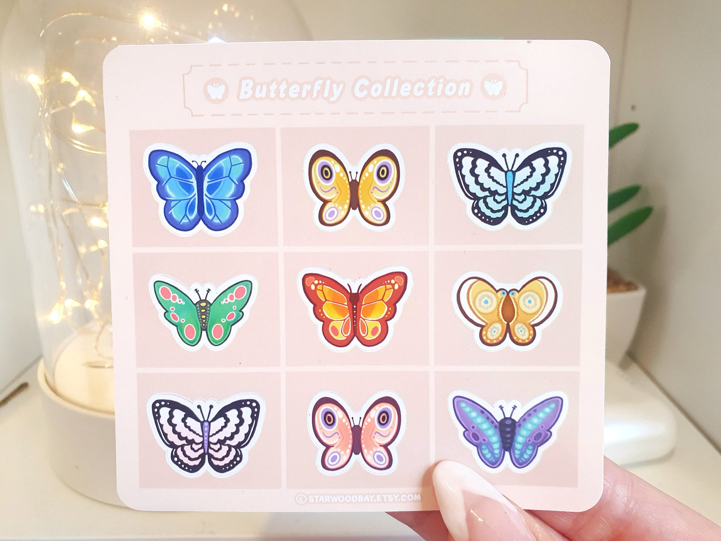 Butterfly Collection Sticker Sheet