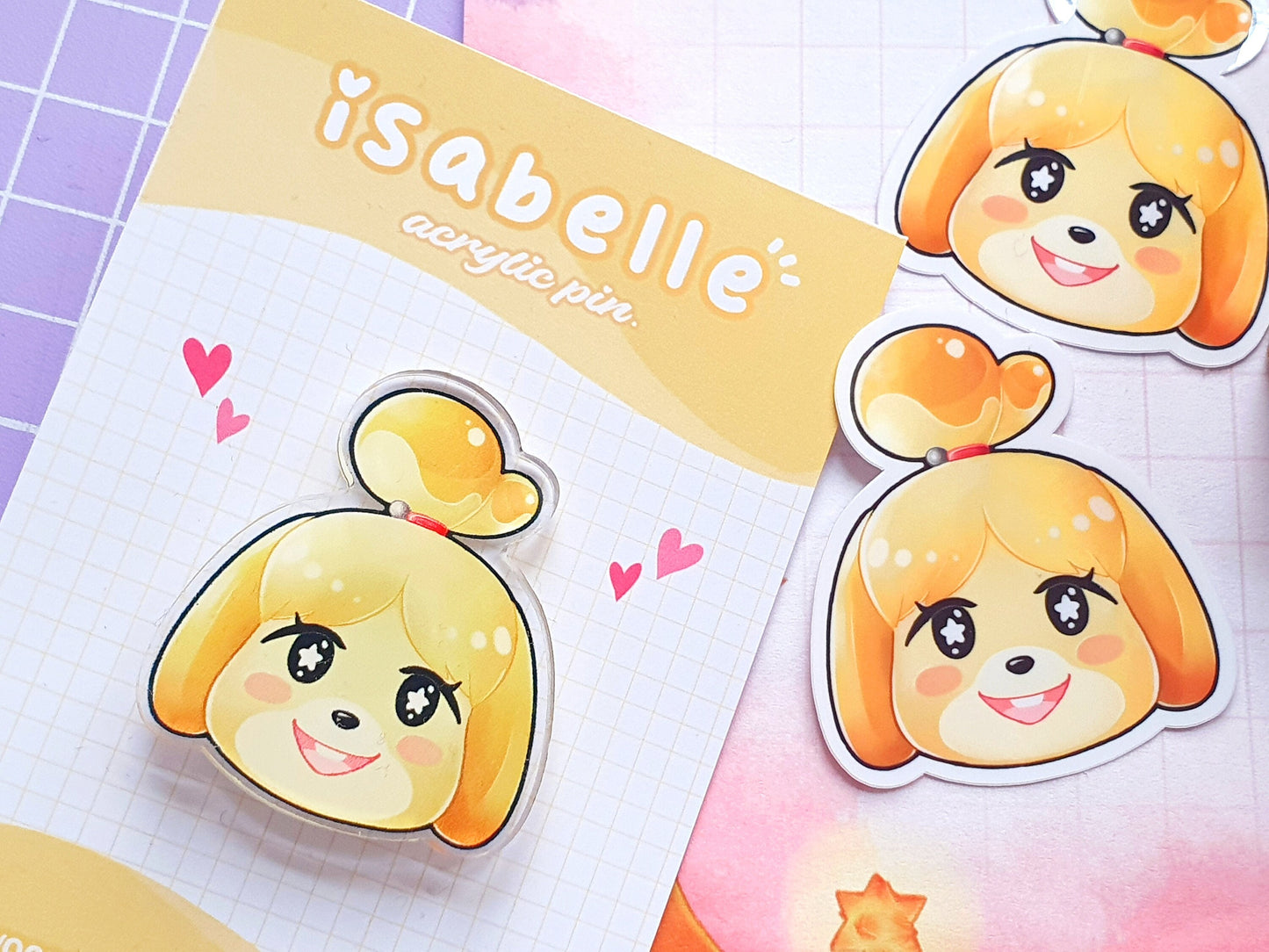 Isabelle Acrylic Pin