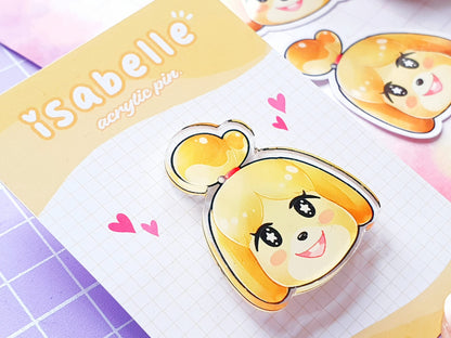 Isabelle Acrylic Pin