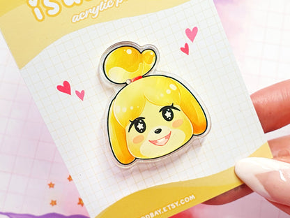 Isabelle Acrylic Pin