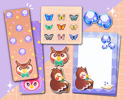 Blathers Stationery and Sticker Bundle