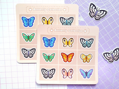 Butterfly Collection Sticker Sheet