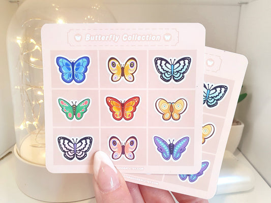 Butterfly Collection Sticker Sheet