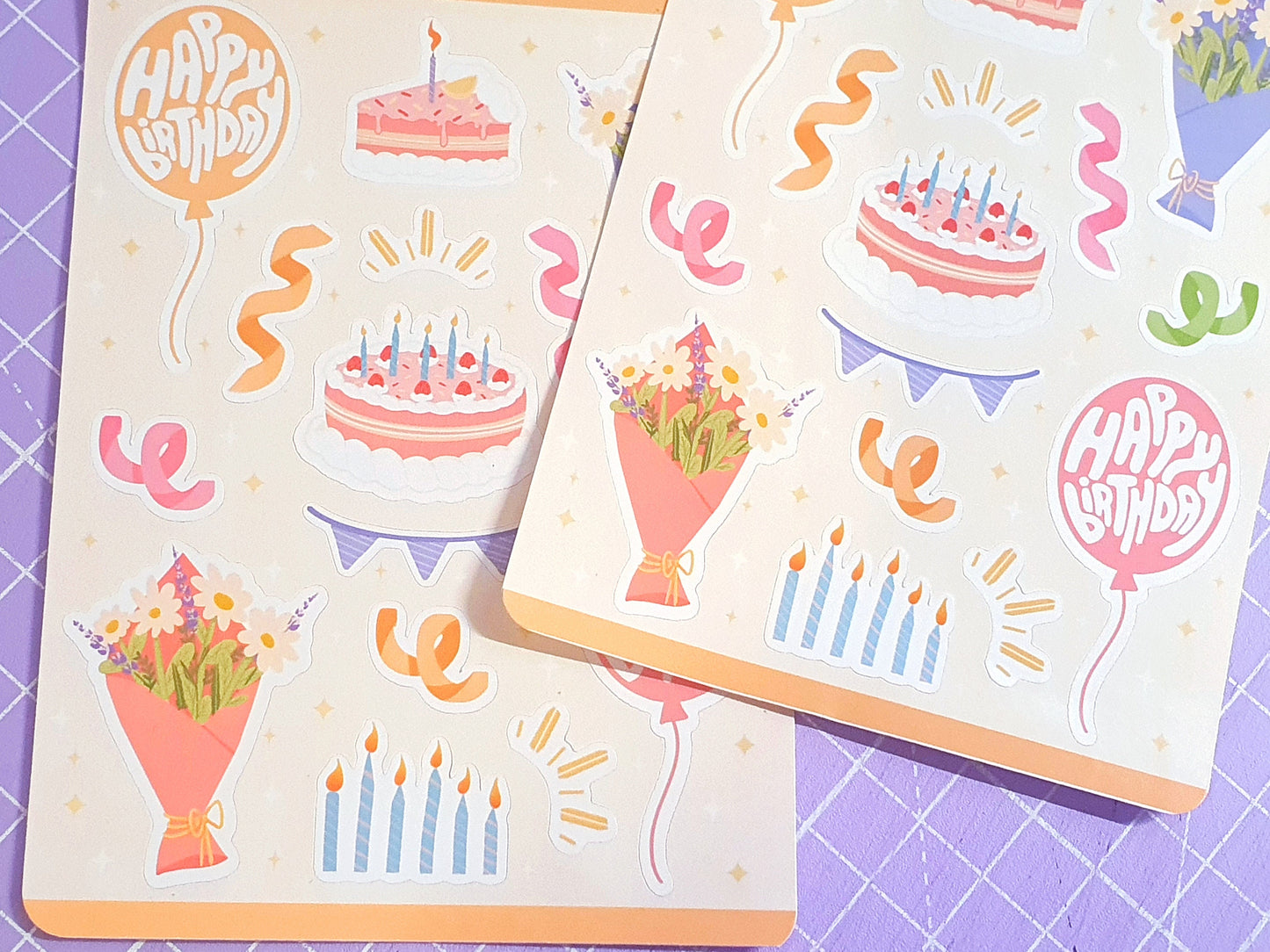 Happy Birthday Sticker Sheet