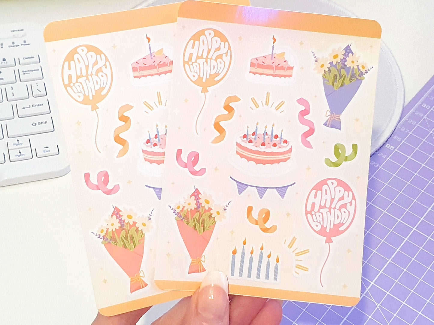 Happy Birthday Sticker Sheet