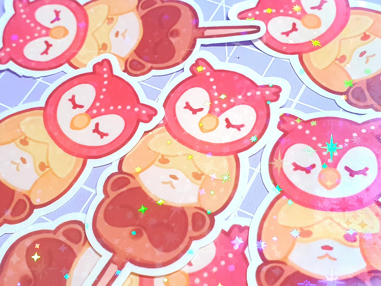 Animal Crossing Dango Vinyl Sticker