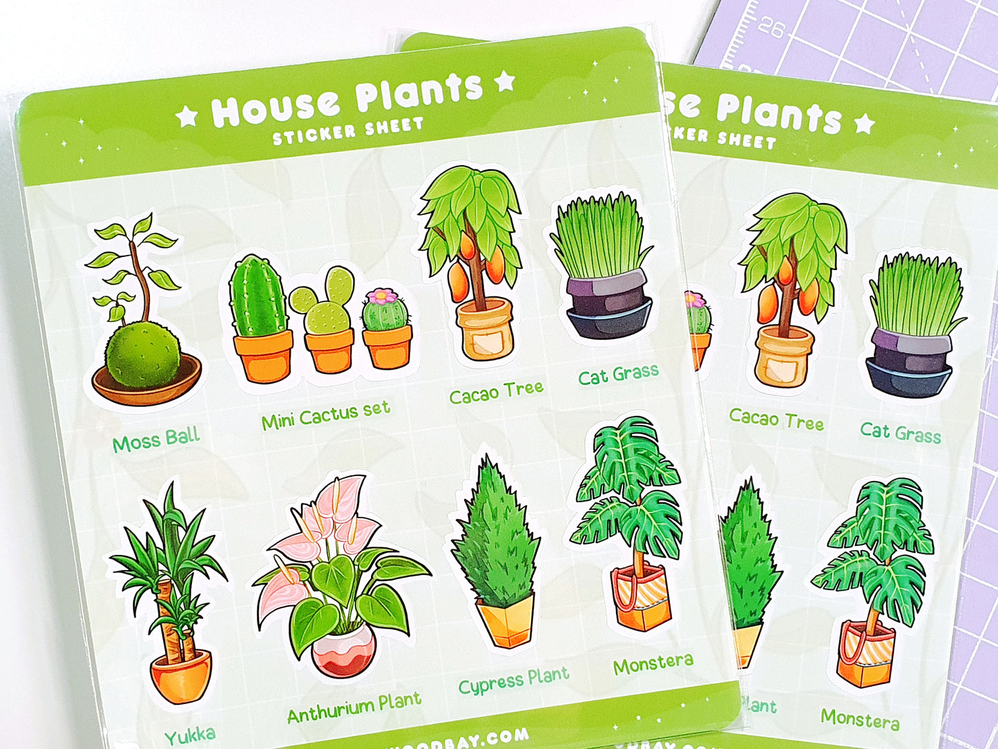 House Plants Sticker Sheet