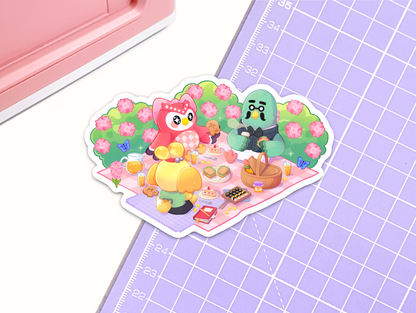 Summer Picnic Bundle: Holographic Sticker, Art Print & Sticker Sheet