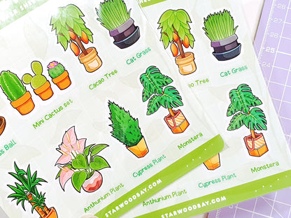 House Plants Sticker Sheet