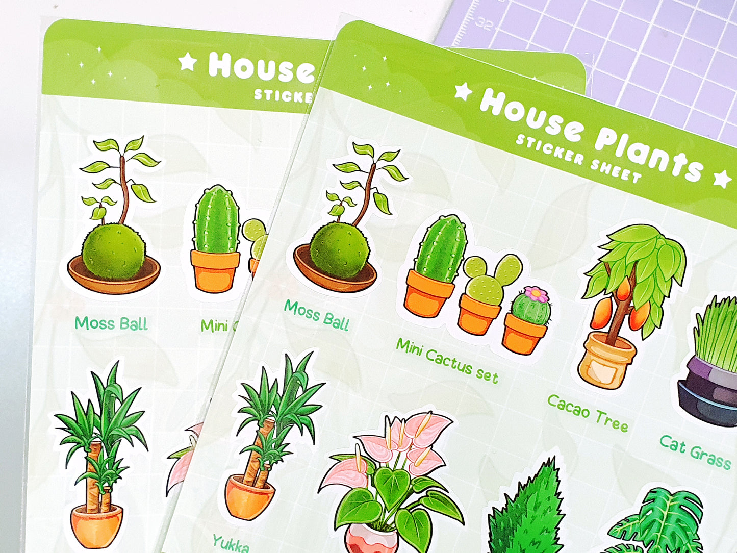 House Plants Sticker Sheet